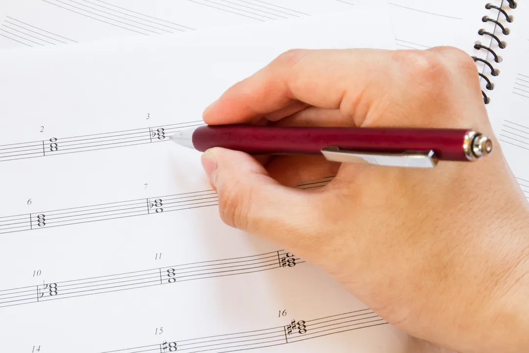 Sheet music and music-study materials