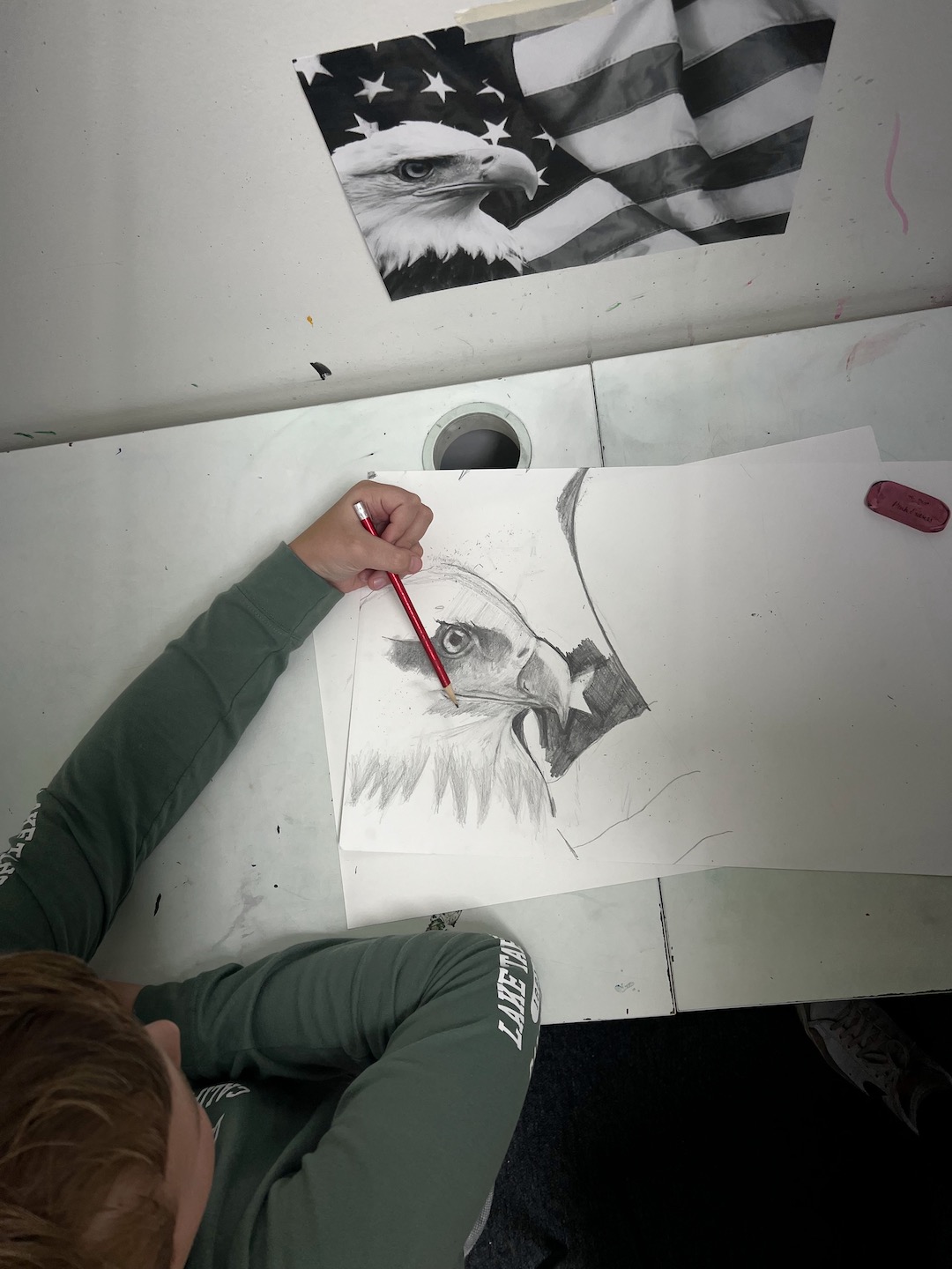 Young artists creating at DEA
